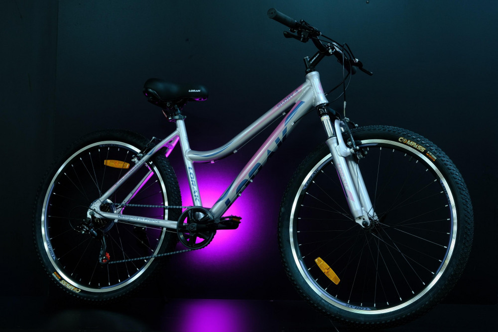 Lorak Glory 4 Серебристый/Розовый рама 15 (на рост 141-160)