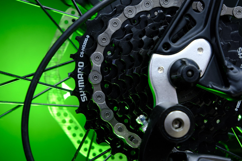 Lorak 7.0 Матовый Чёрный/Зелёный рама 23 (на рост 189-205)