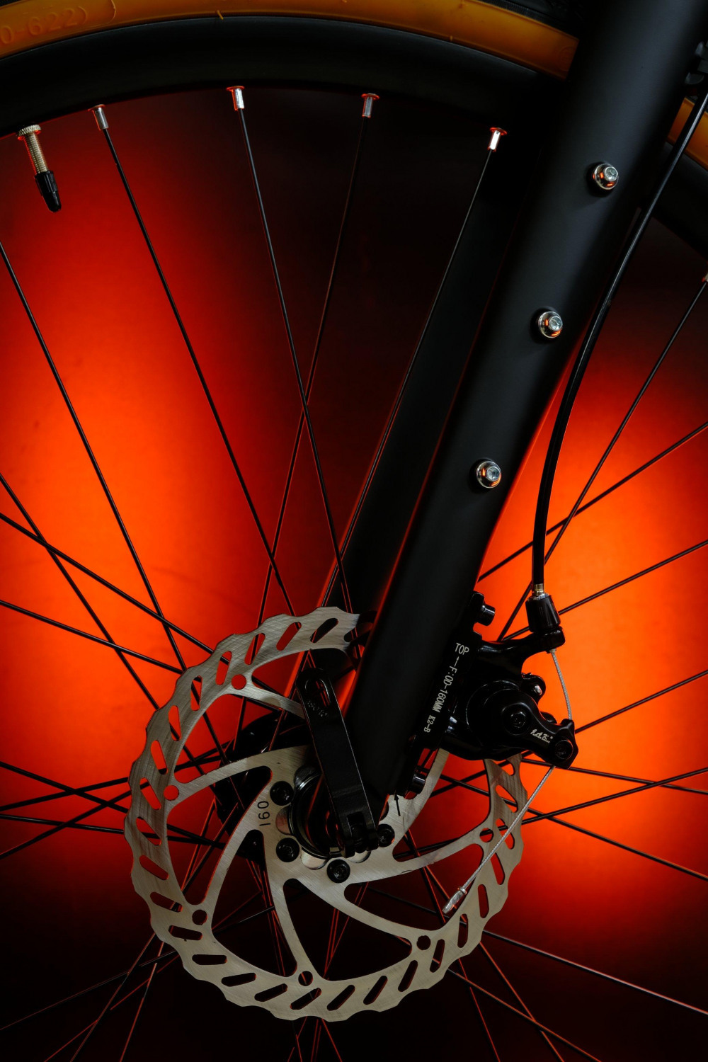 LORAK Grav 101 520mm Матовый Чёрный/Коричневый