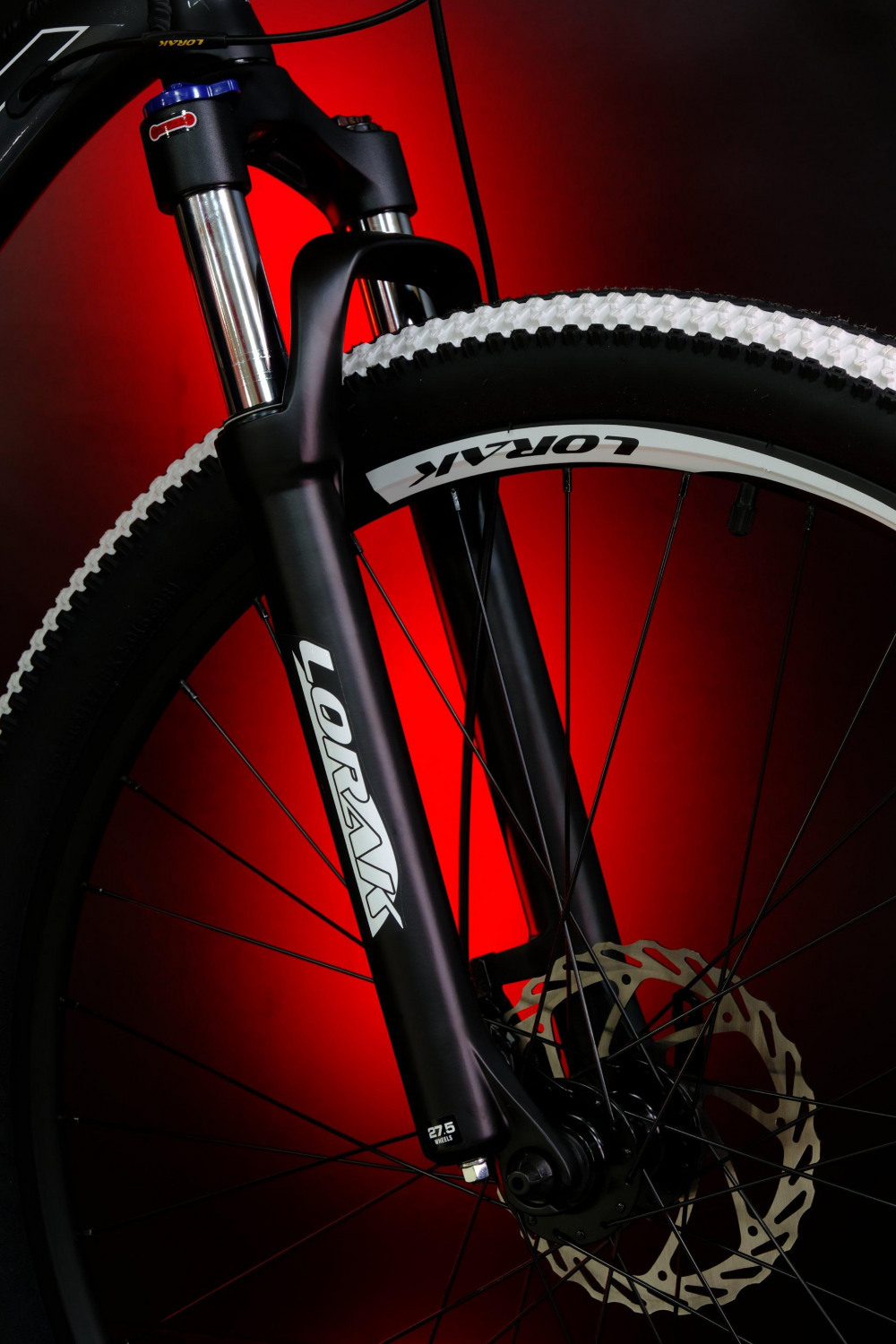 LORAK GLORY 200 8 sp Матовый Чёрный/Белый 19р (на рост 171-182)